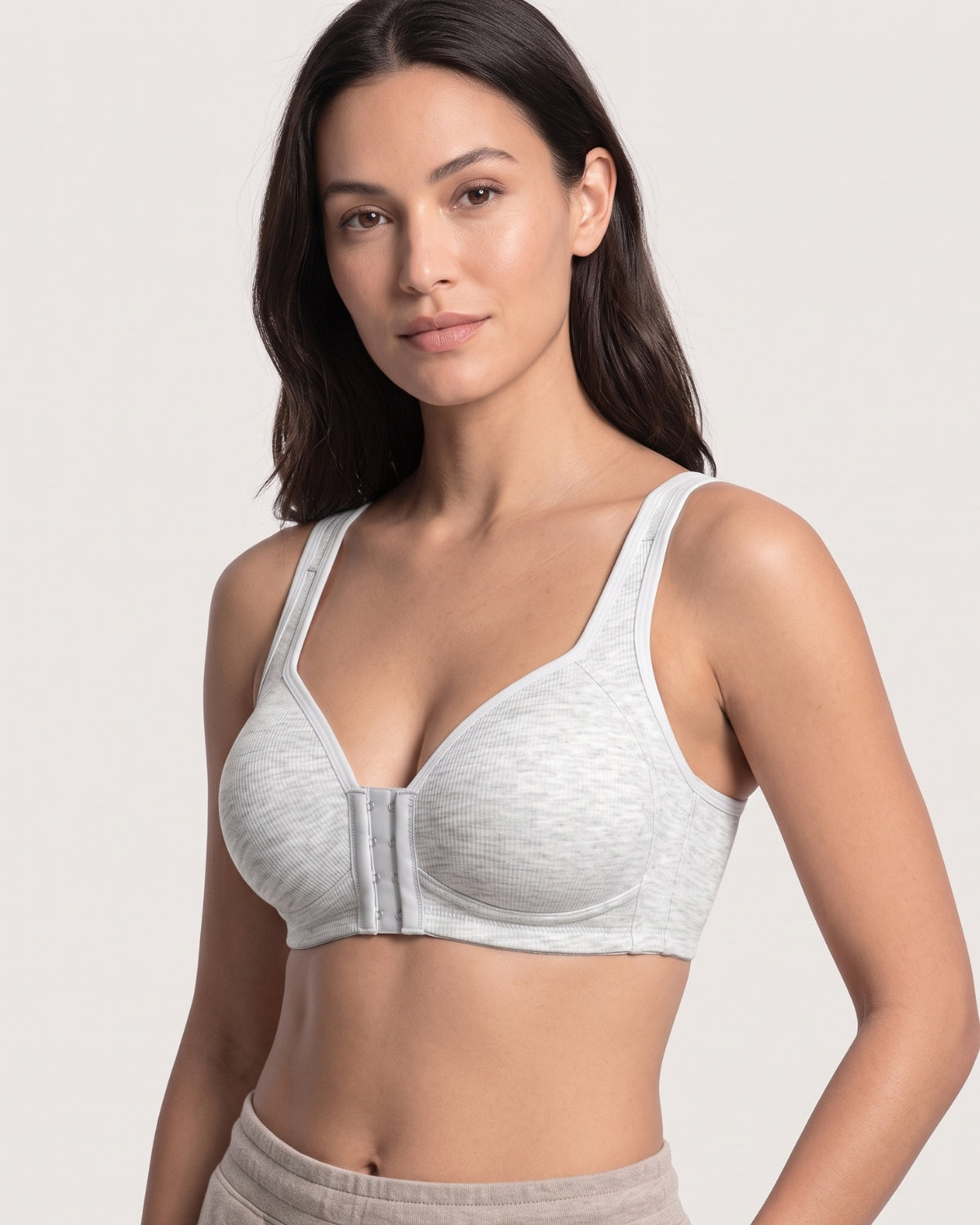Easy-On Front Closure Wireless Support Bra