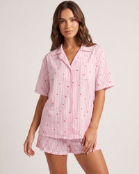 Sweetheart Print Pajama Set