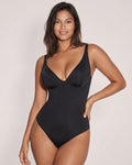 V Neck Bodysuit Tummy Control Shapewear