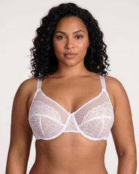 Full Coverage Floral Lace Bra
