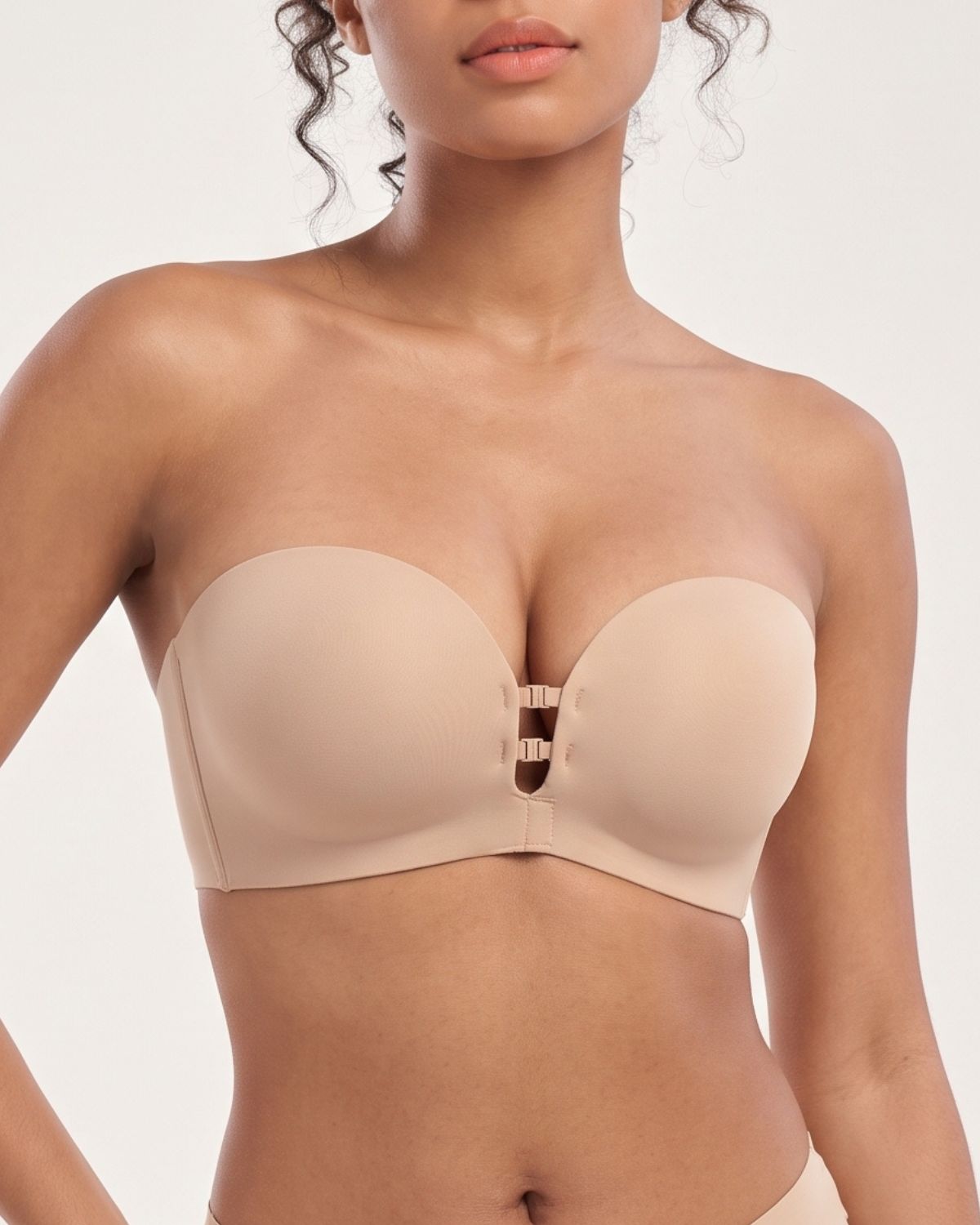 Front-Closure Strapless Push-Up Bra (For EF)