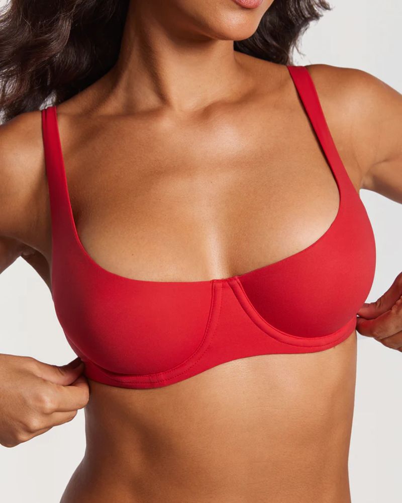 Unlined Support Seamless Balconette Bra