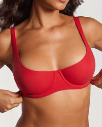 Unlined Support Seamless Balconette Bra