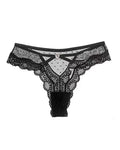 Sheer Heart Mesh Lace Thong