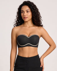 Reggiseno multiuso senza spalline, senza ferretto, per una schiena liscia