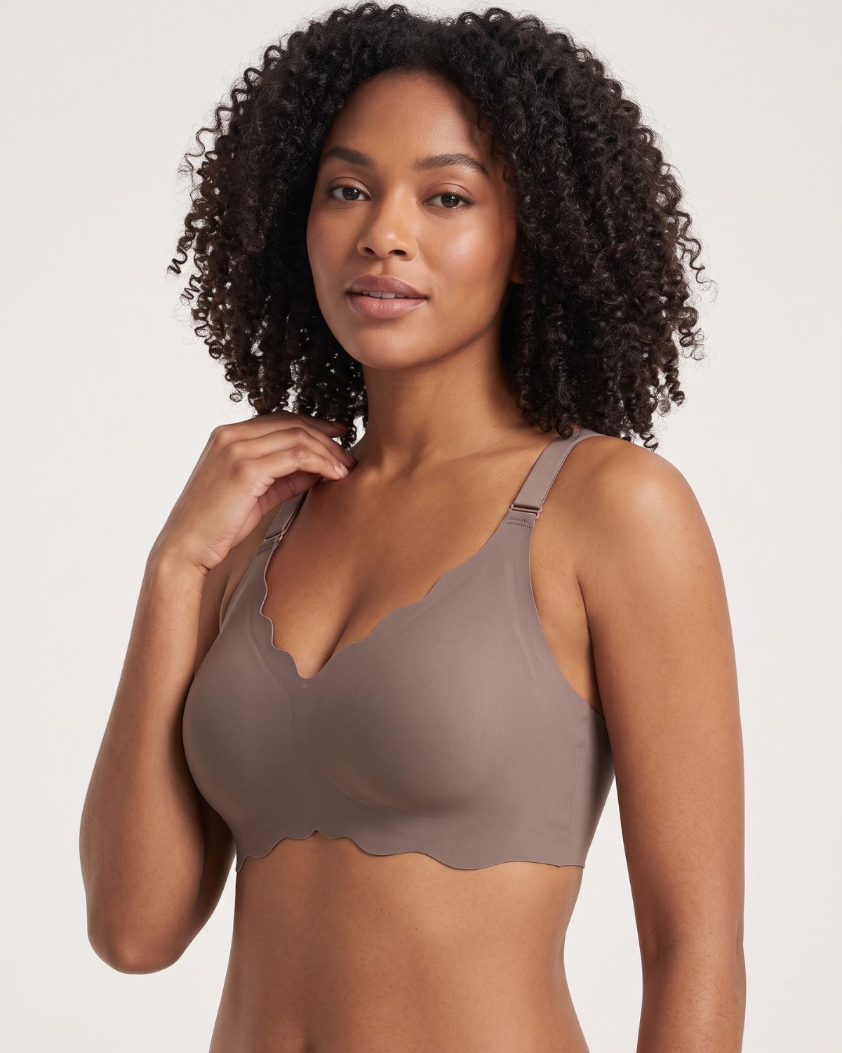 Scalloped Comfort Everyday Bra