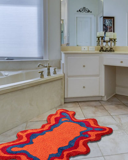 Abstract Shape Shaggy Rug - Colorful Home Decor for Living Room & Bedroom