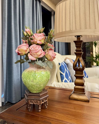 Vintage Ceramic Vase for Living Room, Flower Arrangement Home Decor