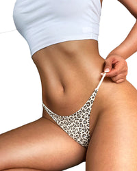 Low-Rise Cotton Double Strap Semi-Thong