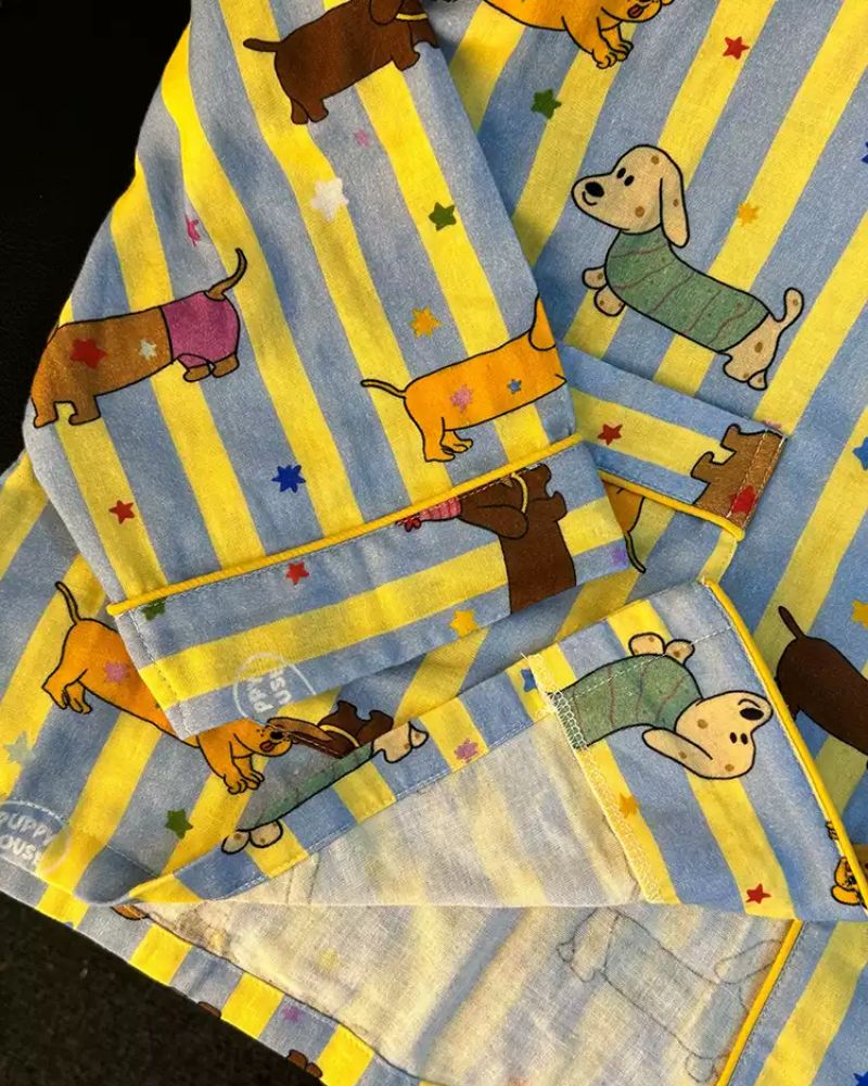 Dachshund Long Sleeve Pajama Set