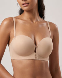 Front-Closure Strapless Push-Up Bra (For CD)