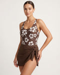 Tummy Control Tie-Knot One-Piece Swimsuit