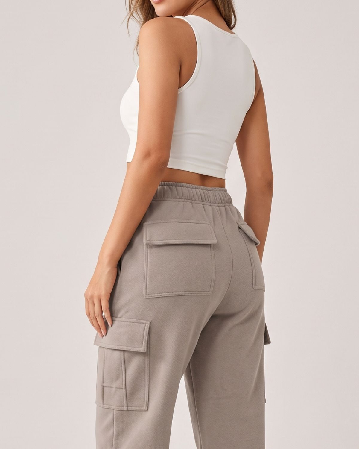 Relaxed Straight-Leg Pants with Pockets