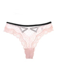 Sheer Heart Mesh Lace Thong