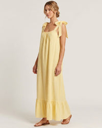 Ruched U-Neck Cami Maxi Dress
