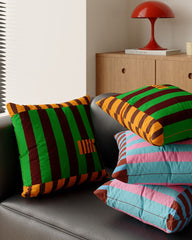 Colorful Striped Throw Pillow - Minimalist Sofa & Living Room Decor