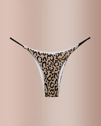 Low-Rise Cotton Double Strap Semi-Thong