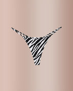 Animal Print Thin Strap Brief