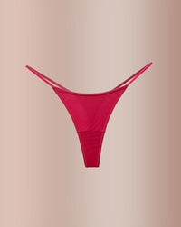 Animal Print Thin Strap Thong