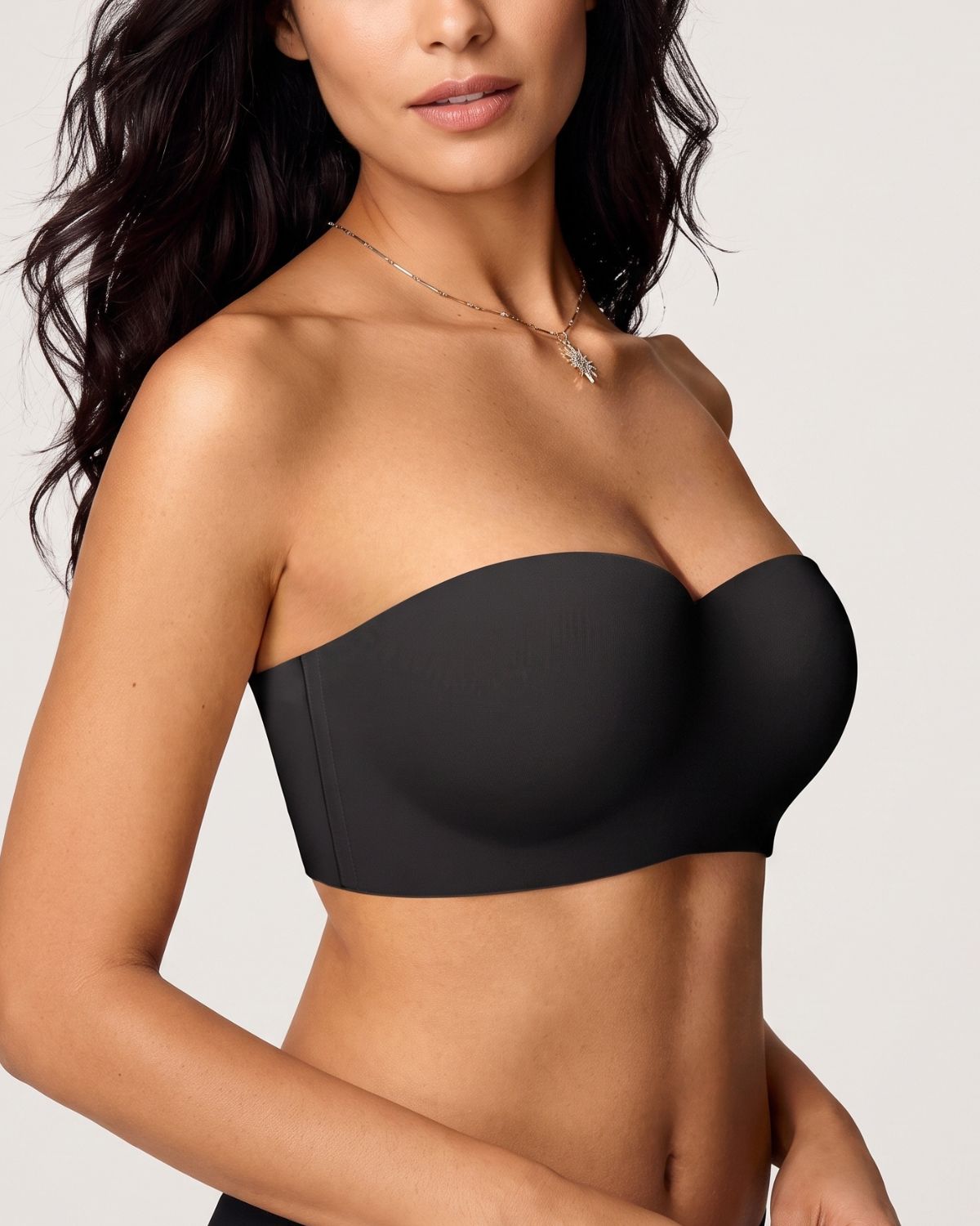 Reggiseno multiuso senza spalline, senza ferretto, per una schiena liscia