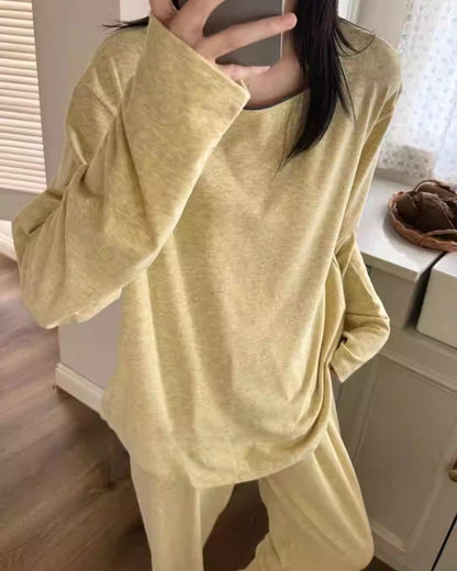 Lazy Day Essentials Long Sleeve Pajama Set
