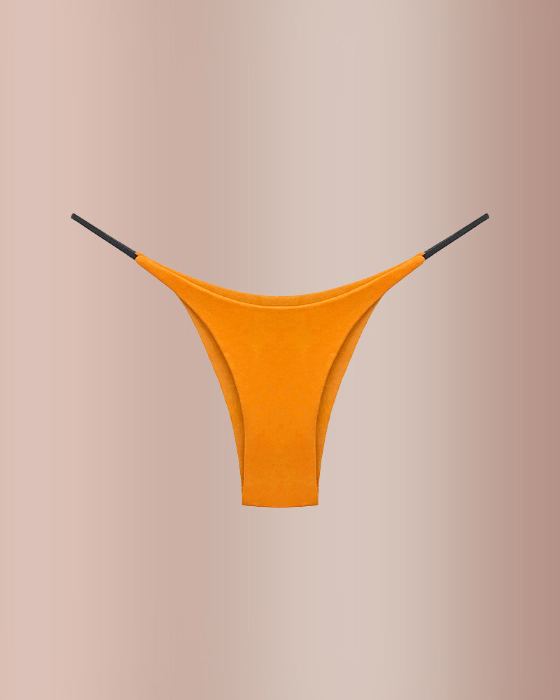 Low-Rise Cotton Double Strap Semi-Thong