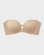 Front-Closure Strapless Push-Up Bra