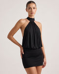 Halter Backless Bodycon Mini Dress