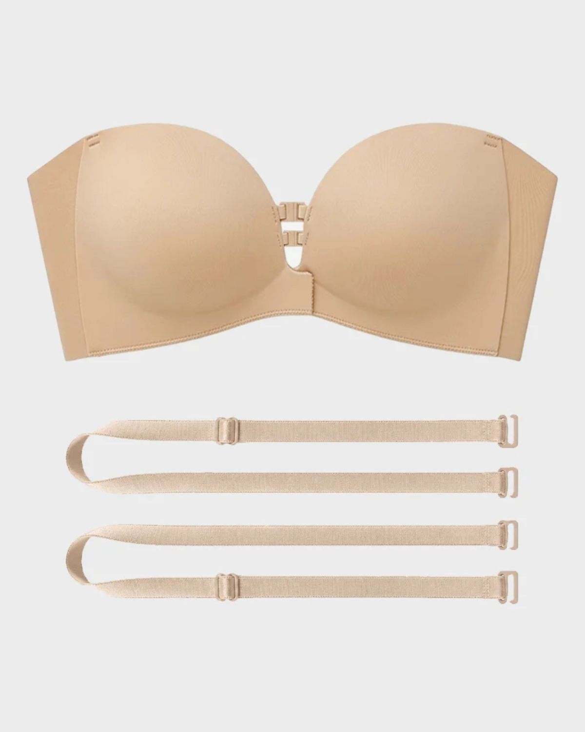 Front-Closure Strapless Push-Up Bra (For EF)