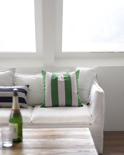 Mid-Century Stripe Throw Pillow for Sofa and Living Room
