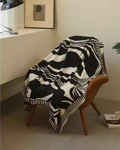 Irregular Design Sofa Throw for Office and Home Decor