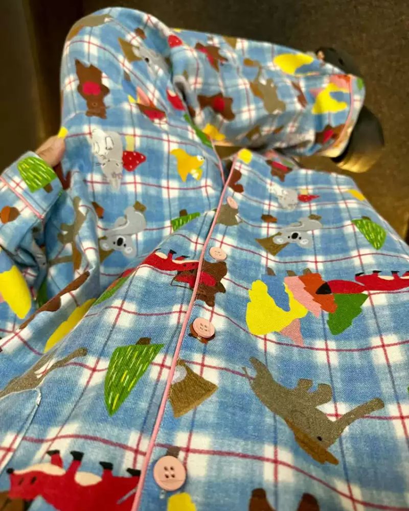 Snuggly Forest Friends Long Sleeve Pajamas Set