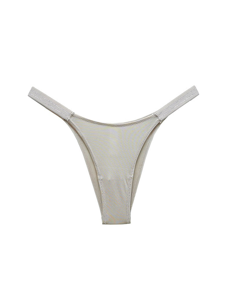 Braguita de bikini con estampado de leopardo sin costuras