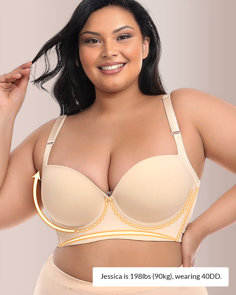 Push up Back Smoothing Shaping Bra