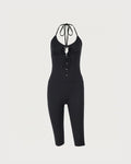Halter Corset Capri Jumpsuit