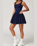Tennis Dress with Built-In Bodysuit