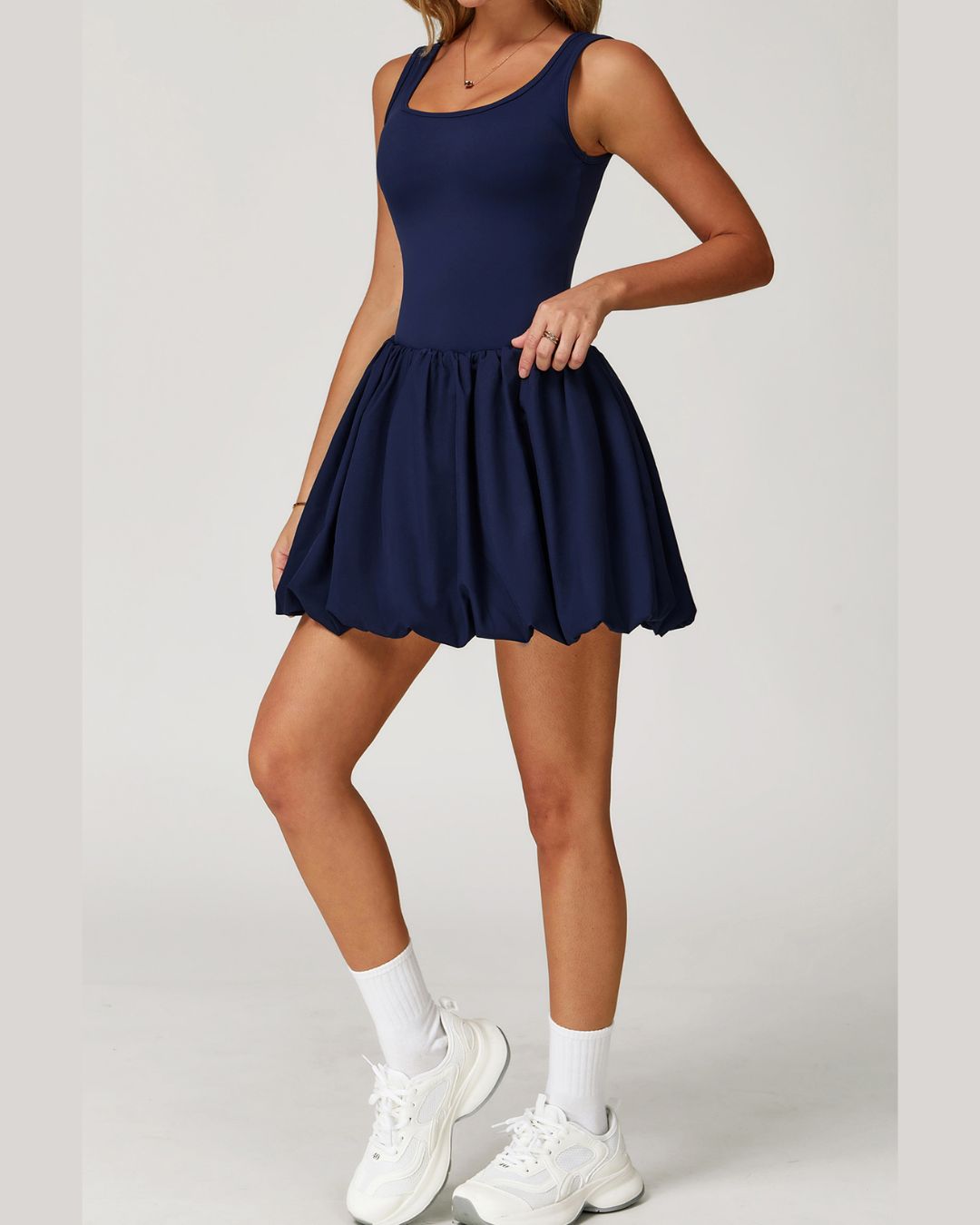 Tennis Dress with Built-In Bodysuit