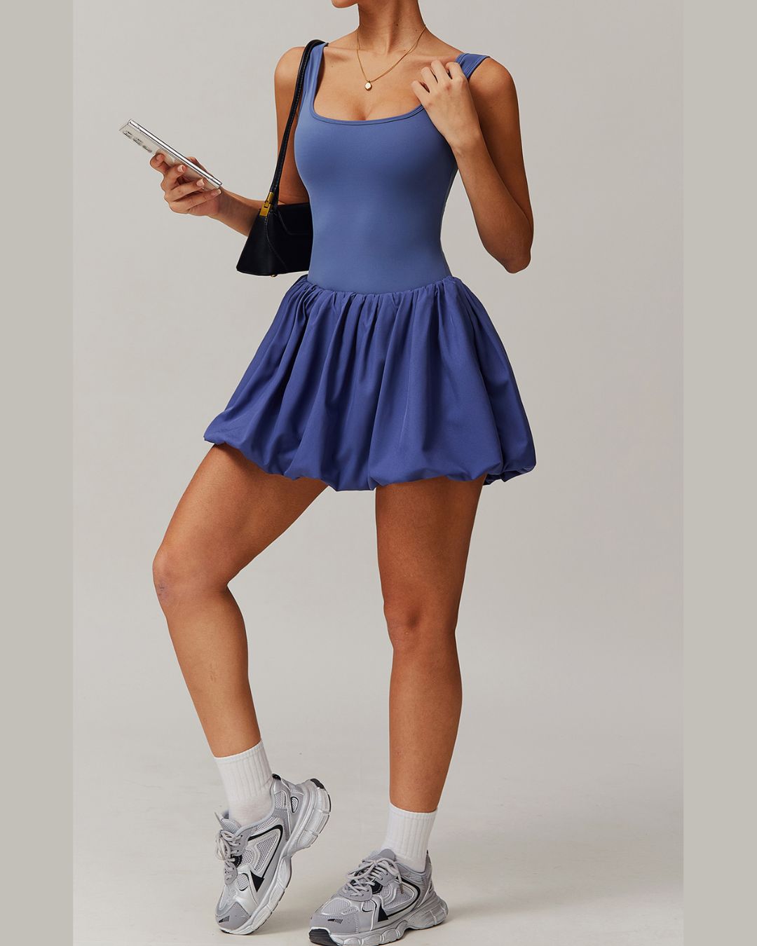 Tennis Dress with Built-In Bodysuit