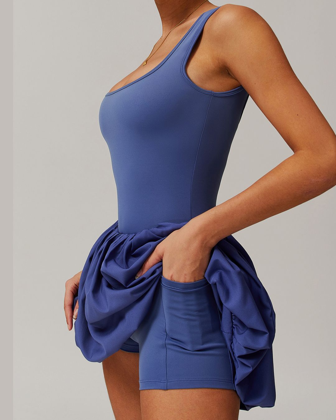 Tennis Dress with Built-In Bodysuit
