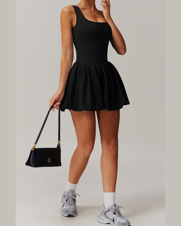 Tennis Dress with Built-In Bodysuit