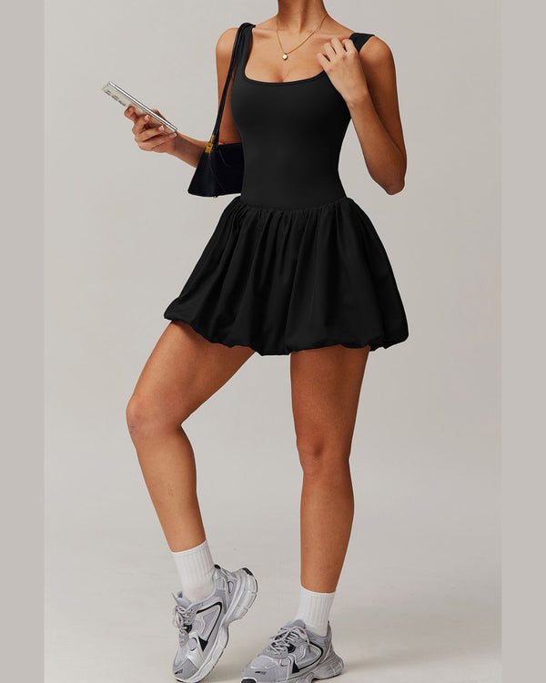 Tennis Dress with Built-In Bodysuit