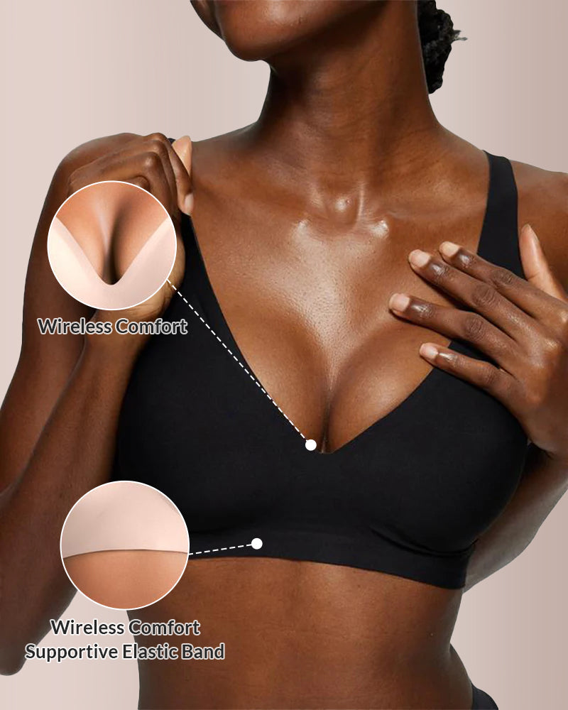 Deep V Lift Seamless Jelly Bra
