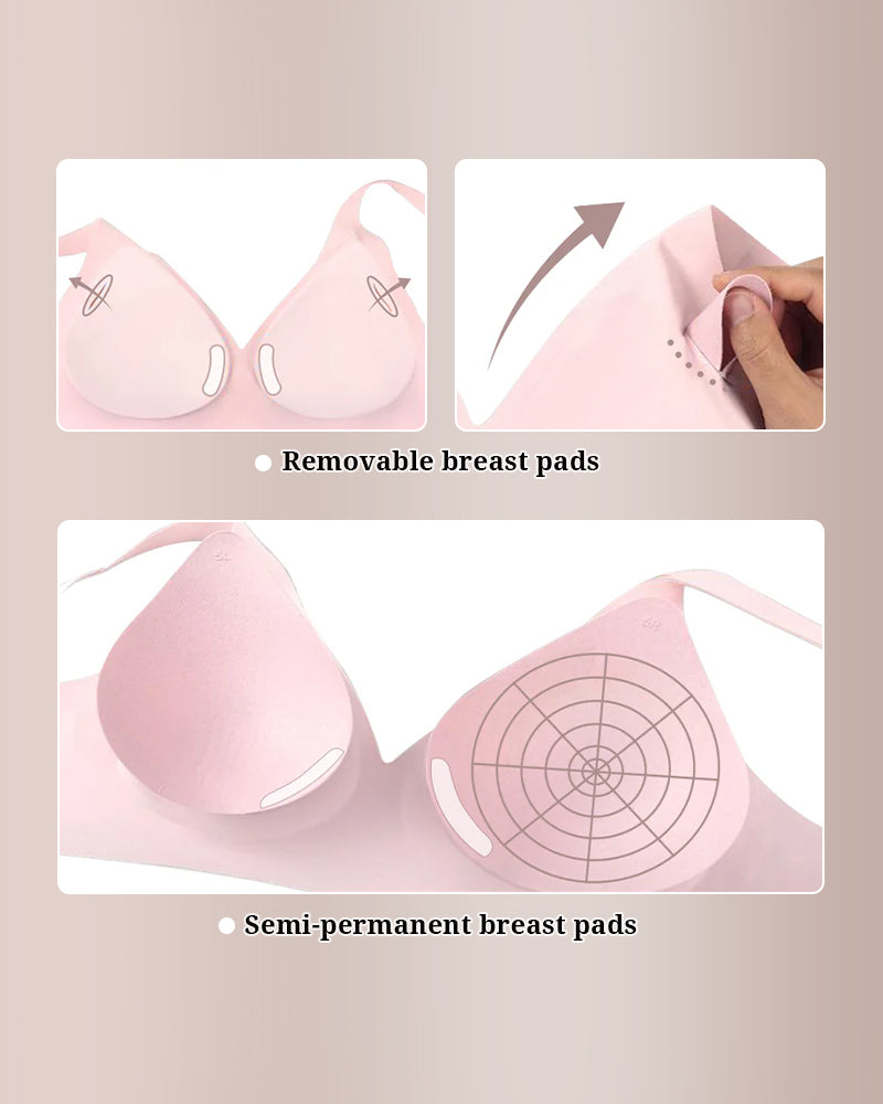 Deep V Lift Seamless Jelly Bra