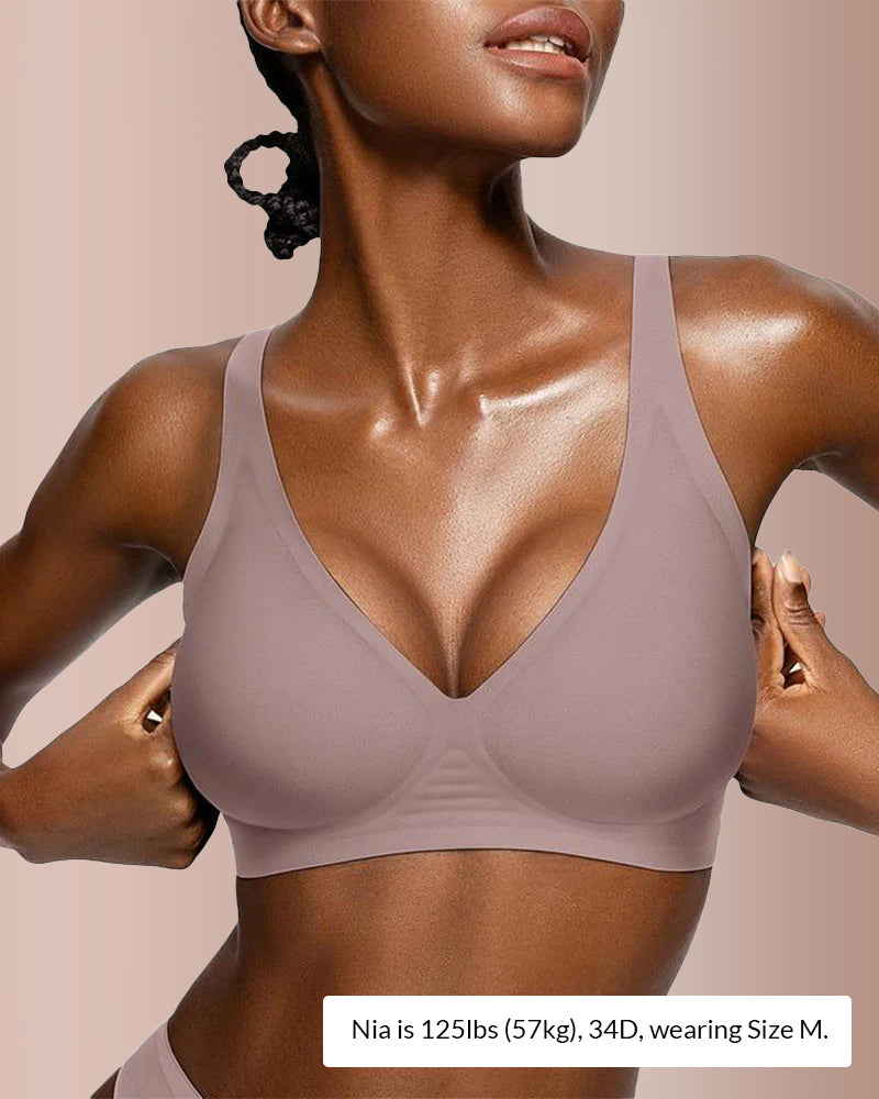 Deep V Lift Seamless Jelly Bra