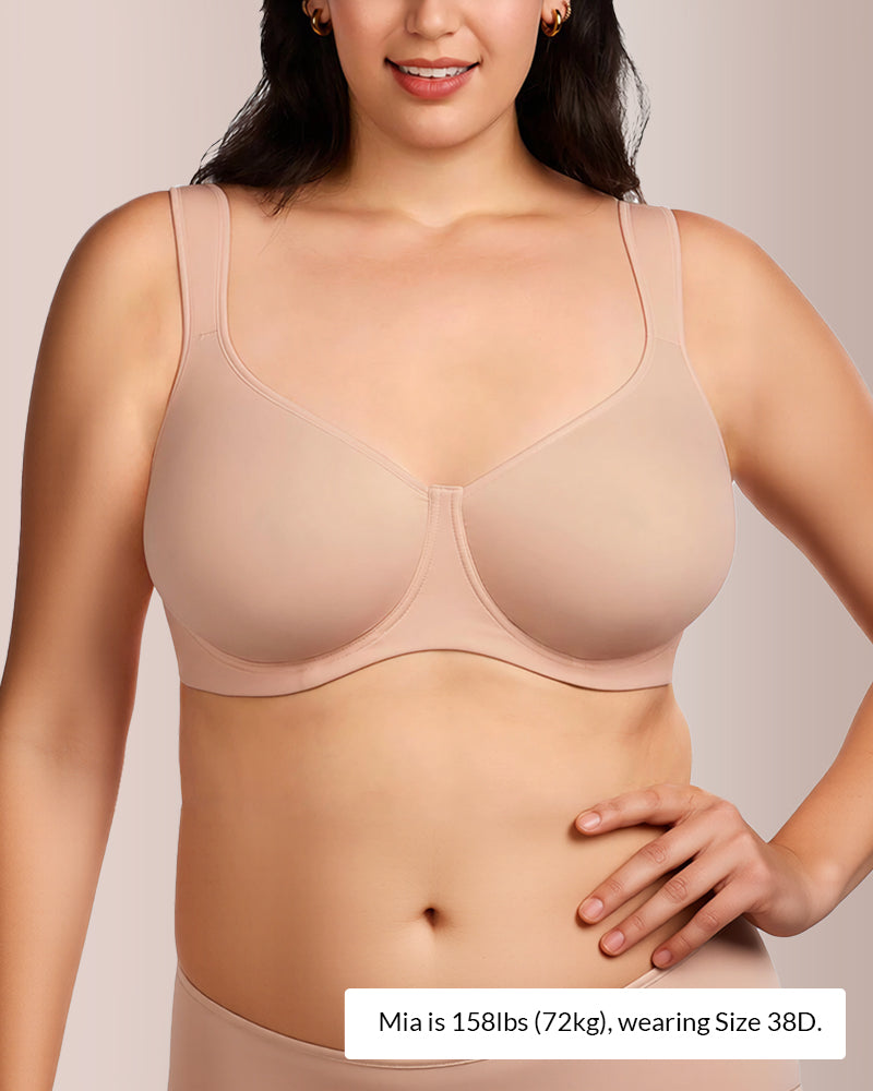Soft Full Coverage Unlined Minimizer Bra