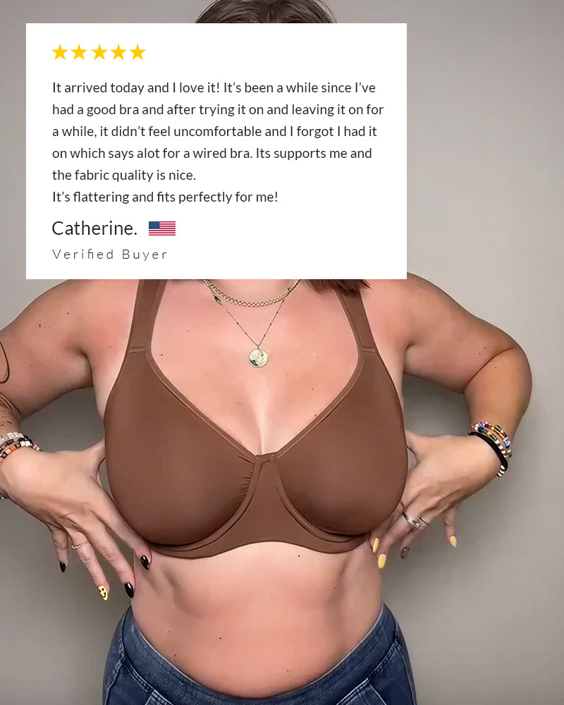 Soft Full Coverage Unlined Minimizer Bra