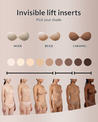 Front Closure Adhesive Invisible Bra