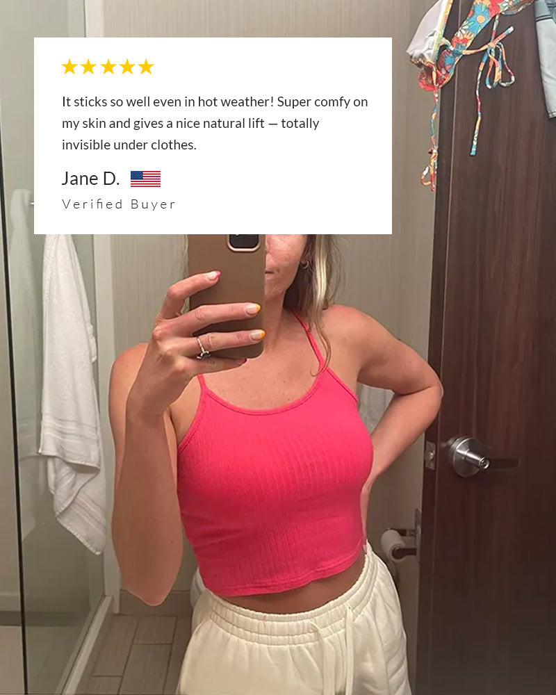 Front Closure Adhesive Invisible Bra