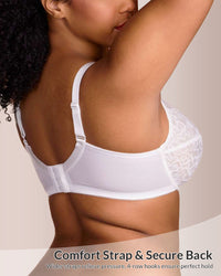 Full Coverage Floral Lace Bra