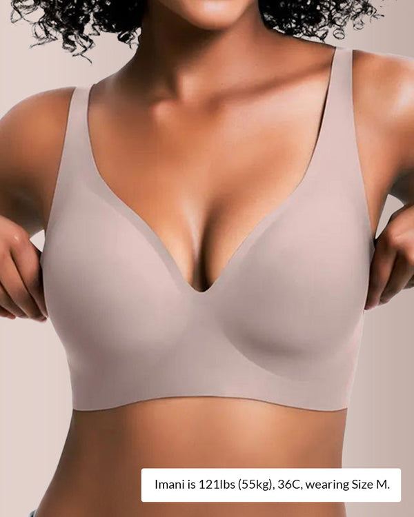 Deep V Lift Seamless Wireless Jelly Bra